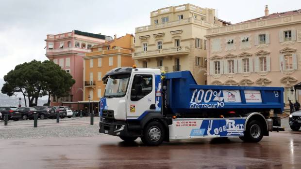 Bras de levage Marrel sur camion électrique