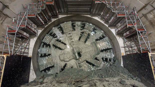 Prolongement ligne 11 : le tunnelier Sofia fait halte Place Carnot