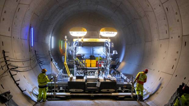 Le coffrage glissant au service du ferroviaire