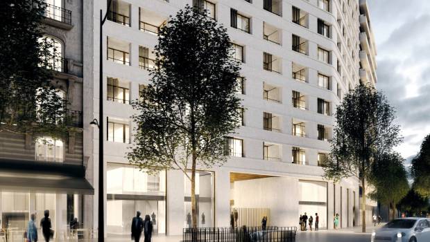 Un revêtement de façade “Haute Couture” à Paris