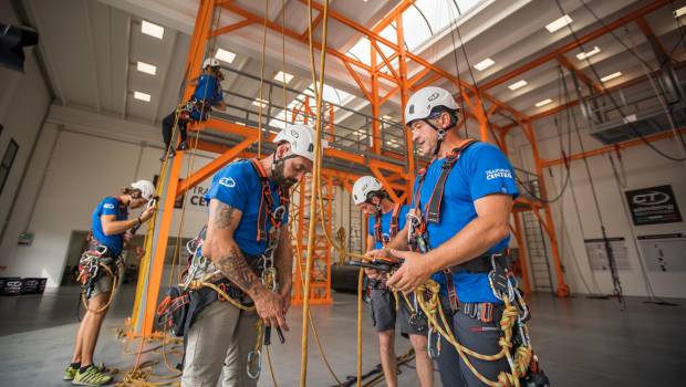 Un centre de formation pour les travaux en hauteur en Italie