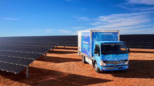 Le Fuso eCanter débarque en Australie