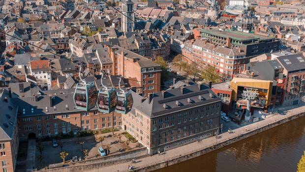 Namur vue du ciel