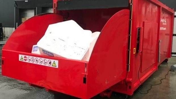 Un compacteur mobile pour le polystyrène