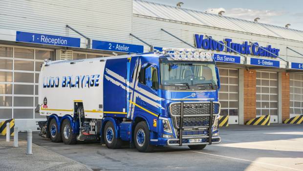 Un poids lourd chez les balayeuses