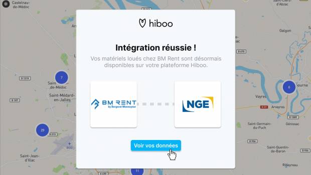 Hiboo optimise l'exploitation des machines de BM Rent oeuvrant pour NGE