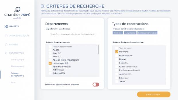 La plateforme Chantier Privé fête son 500ème client !