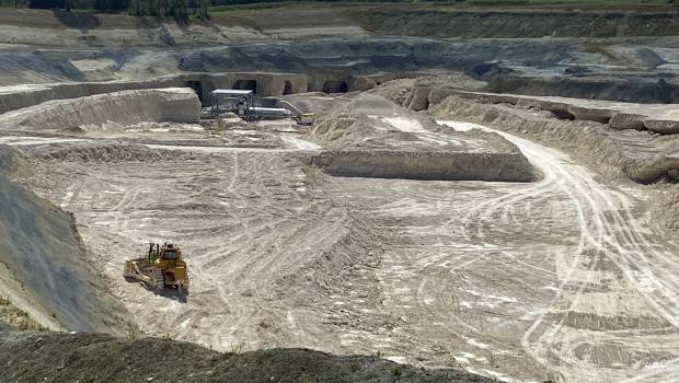 4,5 km de convoyeur dans la carrière Placoplatre de Bois Gratuel