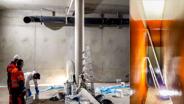 Rodez : un bassin d’orage protégé par PCI