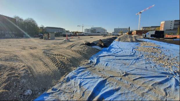 Pluvial : un filtre géant sous un parking