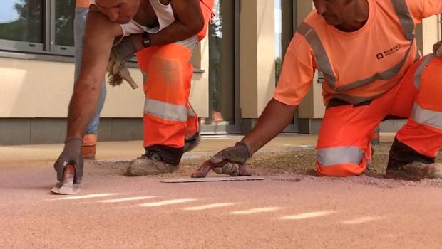 Qualirain, solution de revêtement drainant éco-responsable