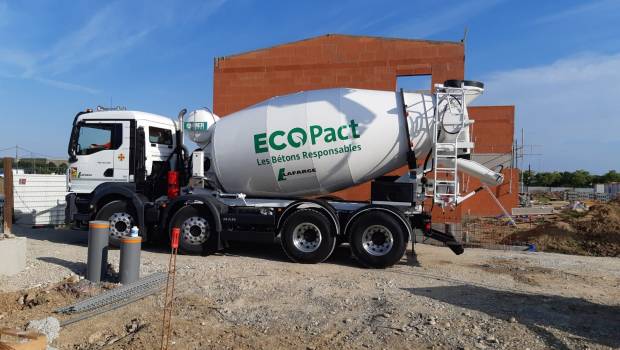 Premier chantier en France avec un béton de rupture au poids carbone réduit de 90%