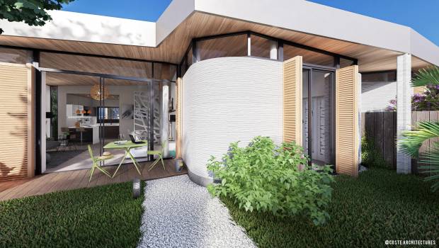 Impression 3D béton : les premières maisons Viliaprint ont été assemblées