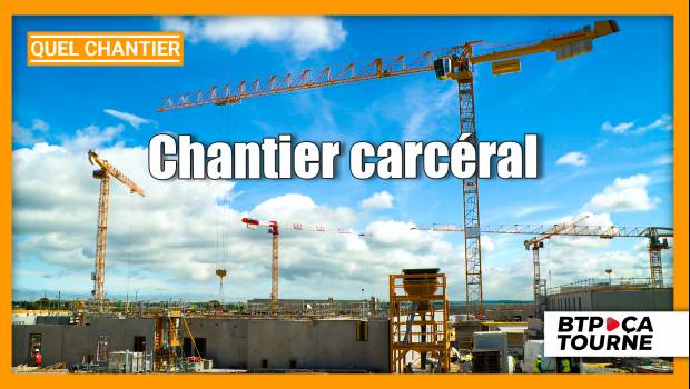 La nouvelle prison de Caen sort de terre