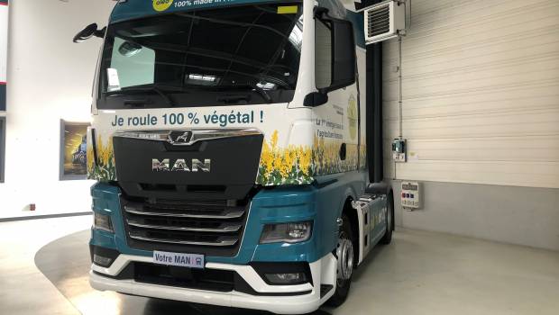 MAN et Saipol roulent à l'Oleo100, le carburant 100 % colza français