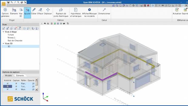 Schöck : un nouveau logiciel pour mieux appréhender les rupteurs de ponts thermiques en amont des projets