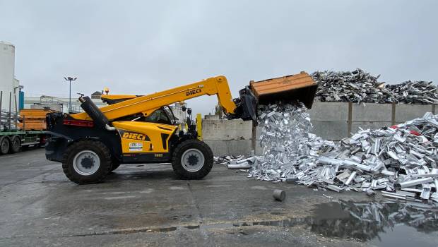 La recyclerie d'aluminium de Lucé fond pour Dieci