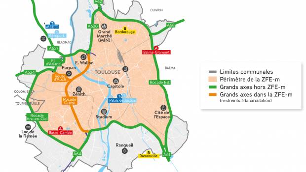 Toulouse s’apprête à lancer sa zone à faibles émissions