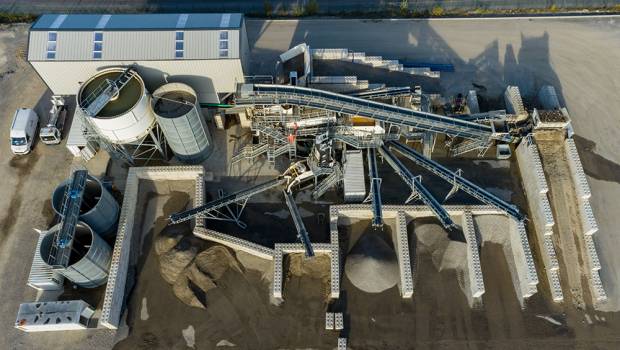 Terres excavées : Terex Washing Systems réalise une installation de recyclage par lavage à Genève