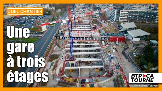 [Vidéo] Le chantier de la gare de Noisy-Champs en images