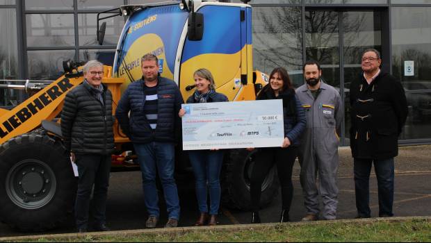 Une chargeuse Liebherr pour l'Ukraine