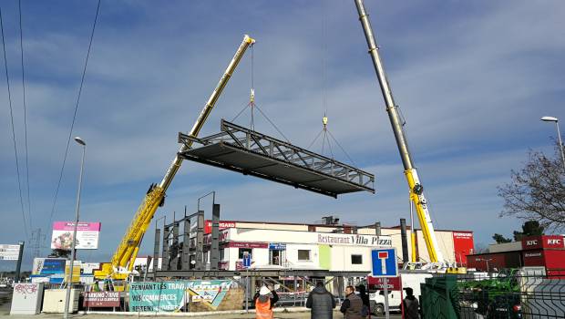 La construction métallique progresse bien en France