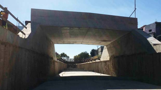 Projet Ferrocaril : la tranchée couverte progresse à Capurro