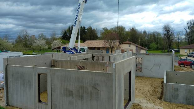Une maison en préfabrication béton 100% fibré