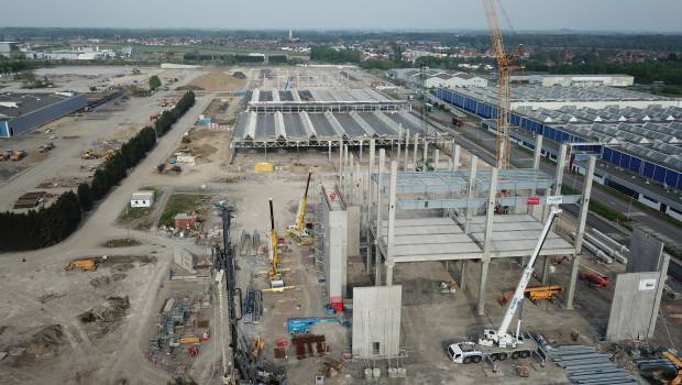 Eiffage construit la 1ere gigafactory de batteries électriques d’ACC à Douvrin