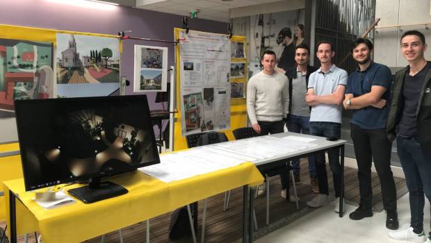 Les apprentis ingénieurs BTP de CESI présentent  leurs projets imaginés pour les collectivités et entreprises locales