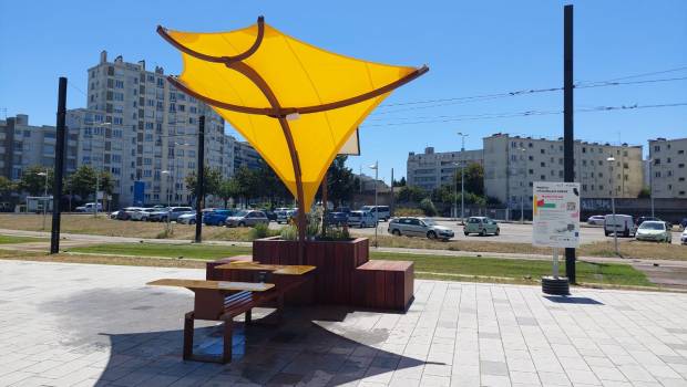 Le mobilier Coasis contre les ilots de chaleur nantais