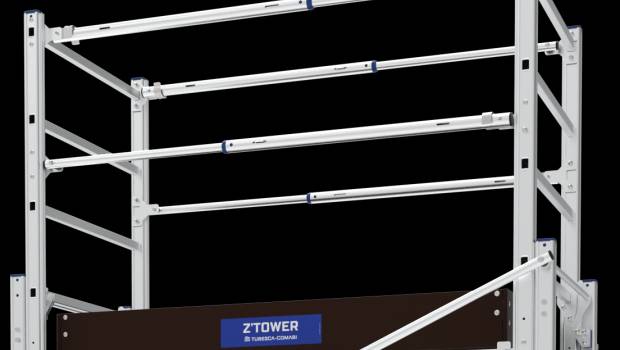 Tubesca-Comabi lance un échafaudage roulant télescopique polyvalent