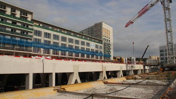 Gare routière de Nice : l’expression du béton bas carbone