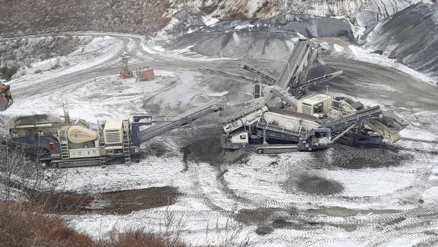 Les concasseurs au vert