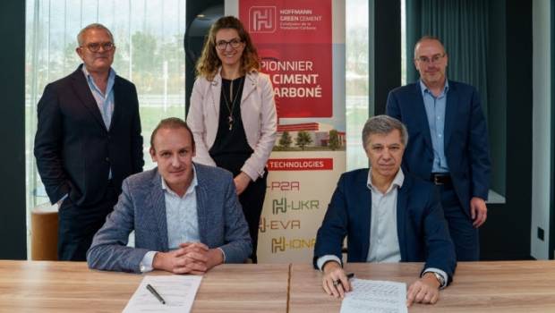 Hoffmann Green Cement signe un contrat de fourniture de ciments avec le Groupe Alkern