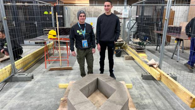 WorldSkills BTP :  deux altiligériens médaillés d'or en béton armé