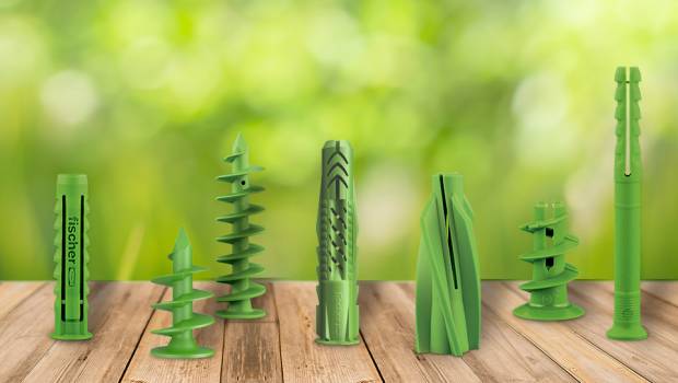 fischer lance la première gamme de fixation à base  de matières premières renouvelables