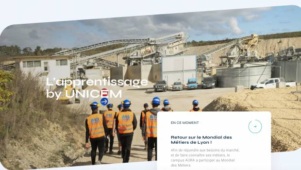 Un site web dédié à la formation Carrières et Matériaux de construction