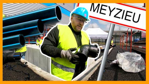 J'ai suivi une formation de poseur d'éléments de réseau en PEHD