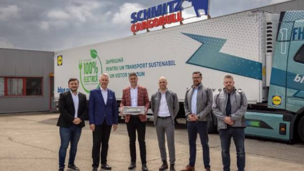 La 1ère remorque 100% électrique de Schmitz Cargobull livrée