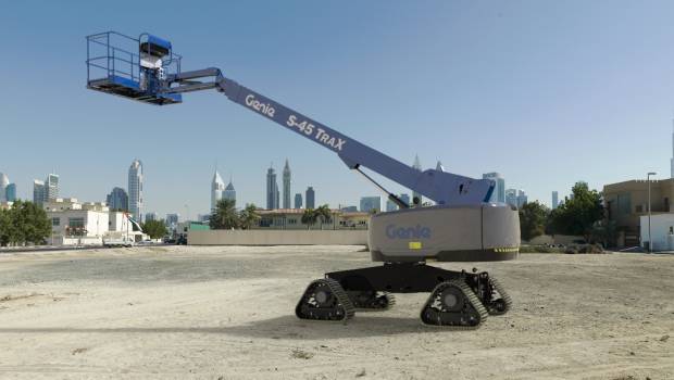 Genie S-45 TraX : une nacelle pour les terrains sensibles
