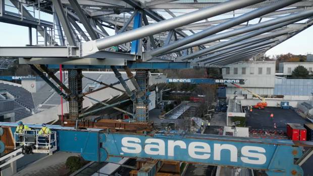 Sarens réaménage Roland Garros en vue des JO de Paris 2024