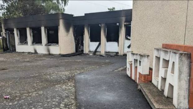 Emeutes : le CFA du BTP Roanne incendié