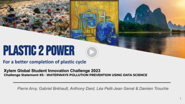 Des étudiants grenoblois gagnent le « Xylem Global Student Innovation Challenge 2023 »