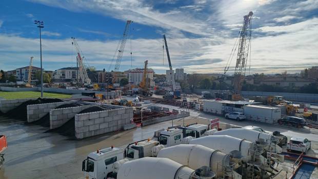 Ligne C de Toulouse : le secteur Sept-Deniers en chantier