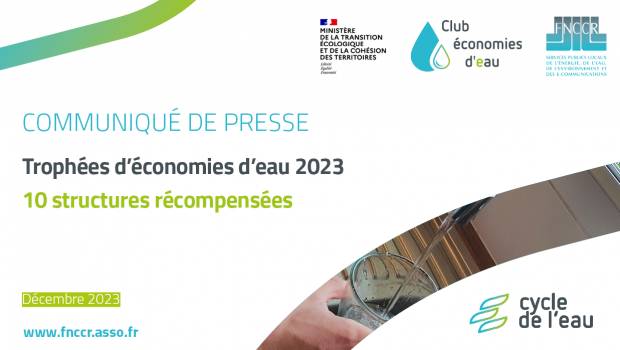 Trophées d'économies d'eau 2023 : 10 structures récompensées