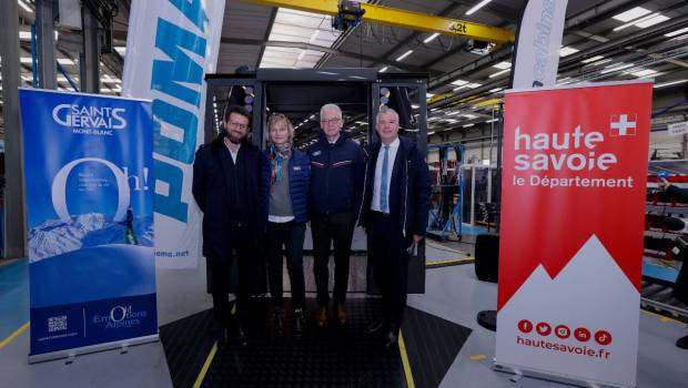 Poma livre la future cabine de l’Ascenseur des Thermes de Saint-Gervais