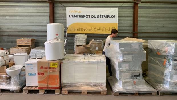 Un nouvel entrepôt dédié aux matériaux de seconde main à Aulnay-sous-Bois