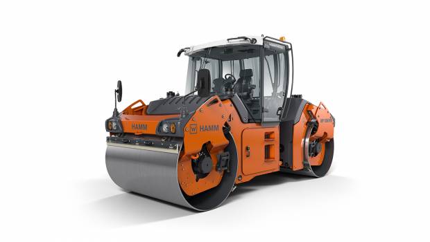 Hamm joint vibration et oscillation dans un seul compacteur