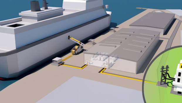 Vinci raccorde trois quais du port du Havre